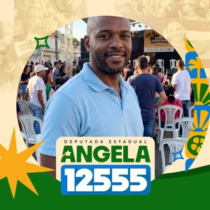 Moldura da campanha Ângela Silva.