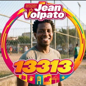 Moldura da campanha Jean Volpato.