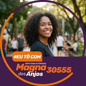 Moldura da campanha Magna dos Anjos.